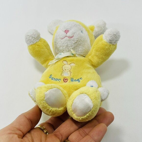 Carter Child Of Mine Bunny Hugs Rattle Baby Toy Plush Rabbit Easter Infant Sound - Picture 2 of 11
